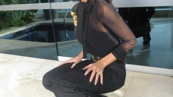 Dua Lipa en su paso por Lima. (RRS)