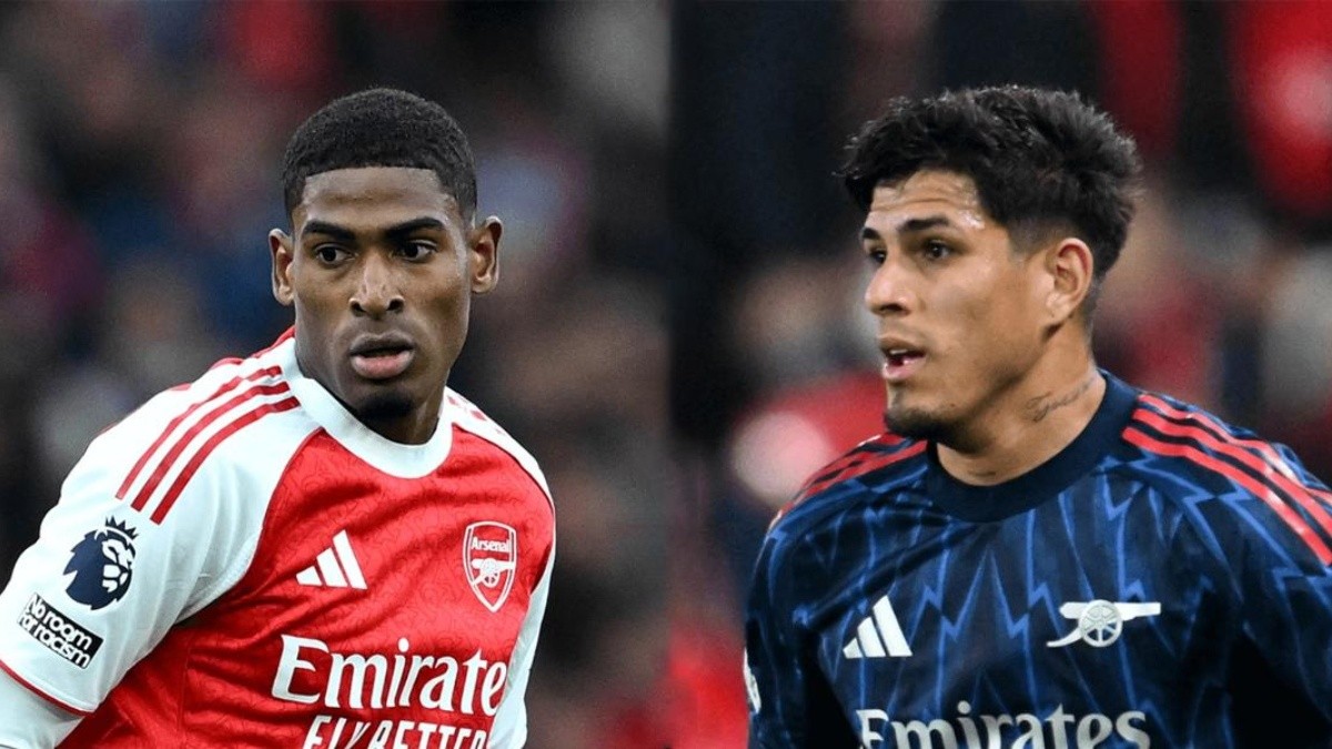 Cristhian Mosquera y Piero Hincapié, defensores del Arsenal. (ECUAVISA)