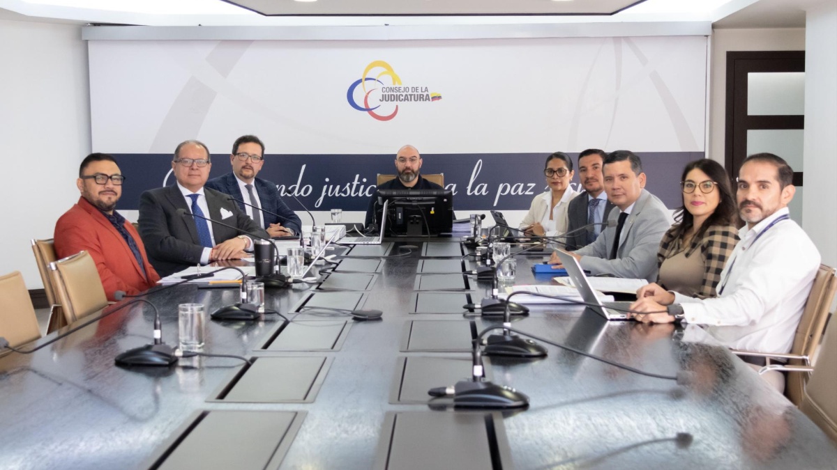 La sesión del Consejo de la Judicatura de este viernes 28 de noviembre de 2025. (Cortesía del CJ)