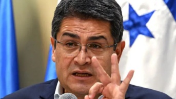 La justicia de EE.UU. acusó a Hernández de convertir a Honduras en un "narcoestado" para enriquecerse y mantenerse en el poder. (Getty Images)