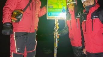 Operativo de rescate en volcán Imbabura (Bomberos Ibarra)