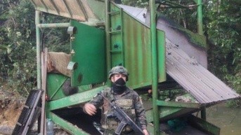 Ministerio de Defensa (Minería ilegal en Sucumbíos)