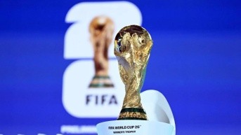 Imagen del trofeo del Mundial 2026 (Foto: Internet)
