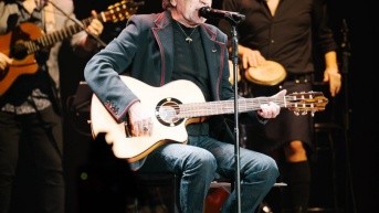 Joaquín Sabina en su último concierto en Madrid. (X/Alberto Castillo)
