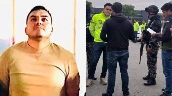 Expolicía Ronald Herrera al momento de su detención. (Fotos: Internet)