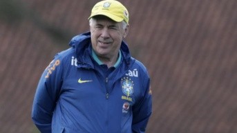 Carlo Ancelotti, director técnico de Brasil. (ARCHIVO)