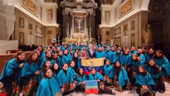 Tras una estafa, coro ecuatoriano consiguió presentarse en el Vaticano. (RRSS.)