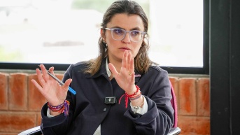 Vicepresidenta María José Pinto. (Foto: Vicepresidencia de la República)