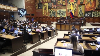 Pleno de la Asamblea nacional del Ecuador. (Flickr)