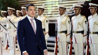 Imagen de archivo del presidente Daniel Noboa. (Flickr Presidencia)