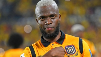 Enner Valencia, capitán de la selección de Ecuador. (AFP)