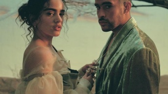 Foto de Rosalía y Bad Bunny juntos, publicada por ella. (Instagram: @rosalia.vt)