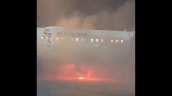 Incendio en equipo de carga obliga a evacuar avión de Latam en São Paulo (RRRSS)
