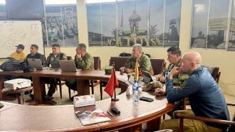 El Bloque de Seguridad cercó la provincia de Los Ríos para una megaintervención. El objetivo es combatir los grupos criminales. (Ministerio de Defensa)