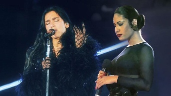Dua Lipa y Selena Quintanilla. (Arte: Franklin Navarro)