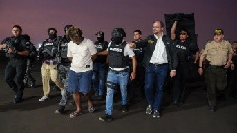 John Reimberg aseguró que todo sicario capturado será enviado a la cárcel del Encuentro, en Santa Elena. (Ministerio del Interior)