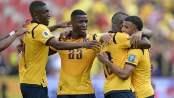 Jugadores de la selección de Ecuador celebran un gol por Eliminatorias Sudamericanas (Foto: La Tri)