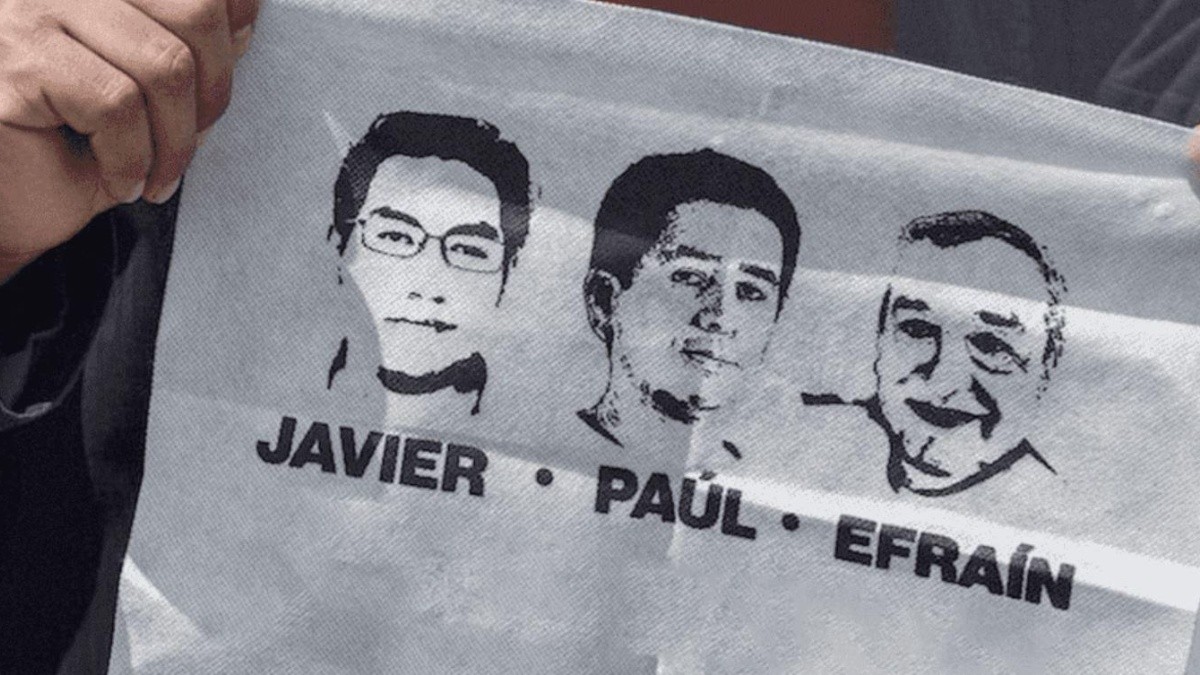 Una imagen que recuerda al equipo periodístico de El Comercio, que fue secuestrado y asesinado en Colombia. (Tomada de la FLIP)