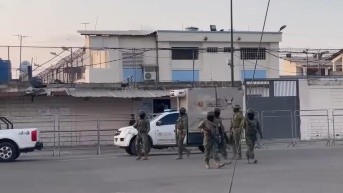 Imagen de la cárcel de Machala. (Televistazo)