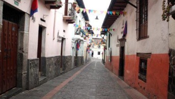 La calle La Ronda posee una amplia tradición histórica y cultural. (Cortesía de Quito Informa)