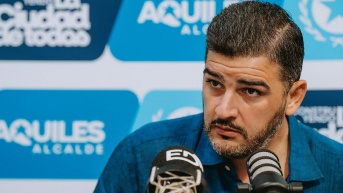 Imagen de archivo del alcalde Aquiles Álvarez. (Municipio de Guayaquil)