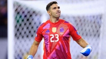 Dibu Martínez, portero de Argentina. (ARCHIVO)