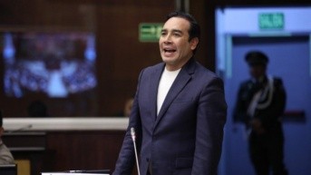 Juan Andrés González en el Pleno. (Asamblea Nacional)