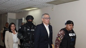 Jorge Glas, en una audiencia judicial