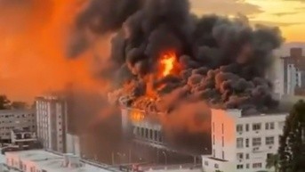 Incendio en el Colegio Marista Santa María en Brasil.