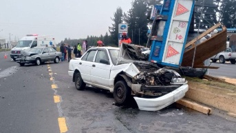 Fuerte choque en El Chasqui (ECU 911)