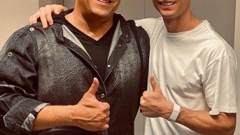 Vin Diesel junto a Cristiano Ronaldo. (Foto: Instagram.)