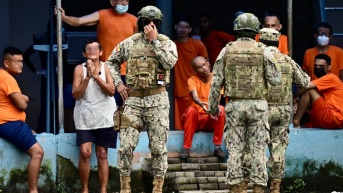 Imagen de archivo de reos en la Penitenciaría del Litoral. (AFP)