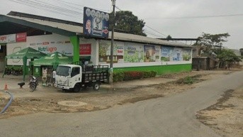 Imagen tomada de Google sobre el sector donde se produjo una masacre en un motel (Google Maps)