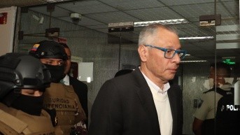 Lunes 30 de junio del 2025. Audiencia de sentencia en el caso Reconstrucción de Manabí. (API)