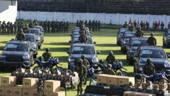 Equipamiento entregado a los militares. (Ministerio de Defensa)