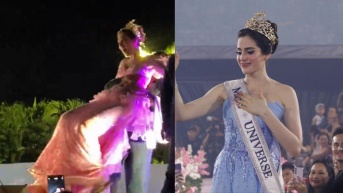 Fátima Bosch siendo baja (RRSS)