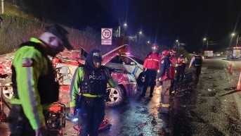 Diferentes autoridades atienden la emergencia. (Bomberos Quito)