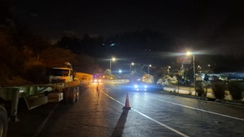 La zona donde ocurrió el siniestro, la noche del 17 de diciembre, en la avenida Simón Bolívar. (Cortesía de AMT)