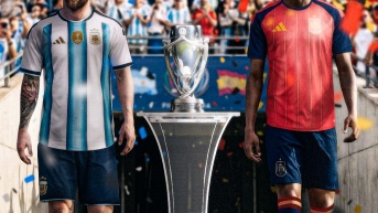 La selección de Argentina enfrentará a España en la Finalissima. (Redes sociales)