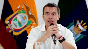Presidente de Ecuador Daniel Noboa (Internet)