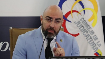 Mario Godoy en la Judicatura. (API)