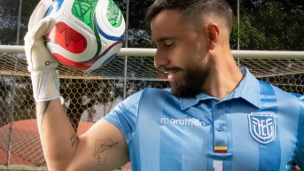 Hernán Galíndez se hizo un tatuaje en referencia a Ecuador. (Redes sociales)