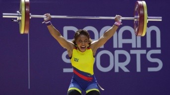 Jessica Palacios, atleta ecuatoriana. (ARCHIVO)
