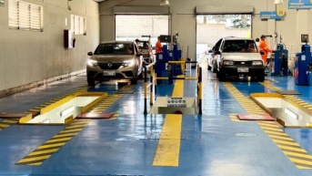 Uno de los centros de revisión técnica vehicular en Quito. (Cortesía de Quito Informa)