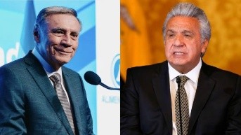 Lenín Moreno y Jamil Mahuad, expresidentes de Ecuador (Internet)