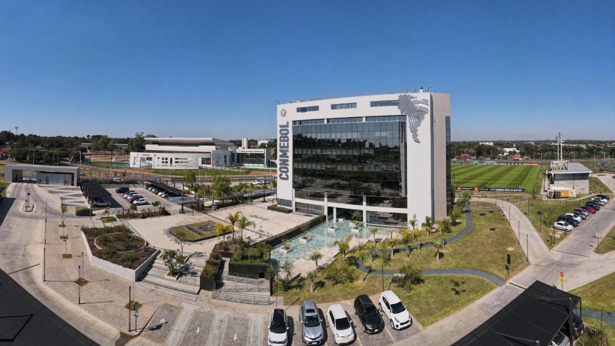 Imagen del edificio de la Conmebol (Foto: Conmebol)