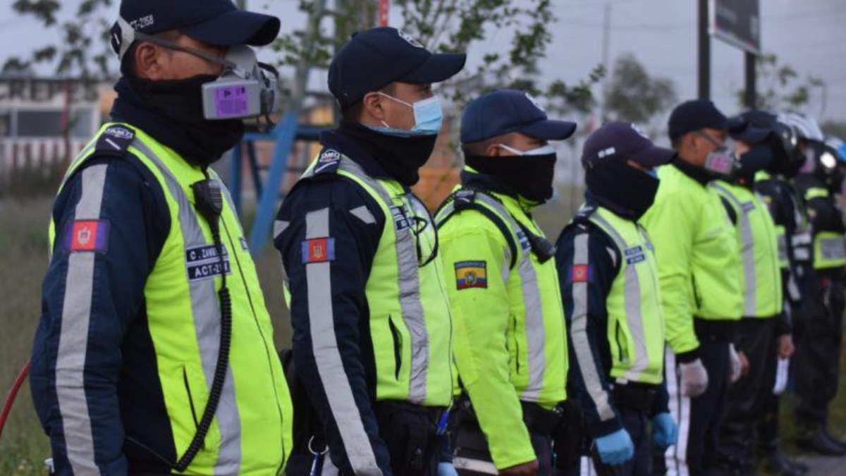 Agentes de tránsito de Quito. (Quito Informa)