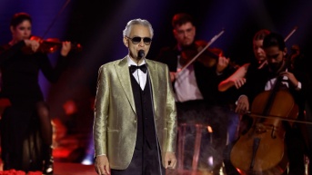 Andrea Bocelli durante uno de sus conciertos. (RRSS)