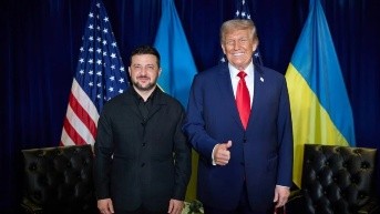 Zelensky y Trump.