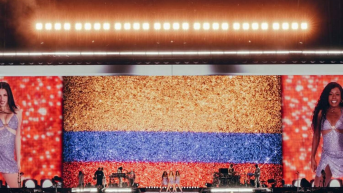 Shakira en concierto.